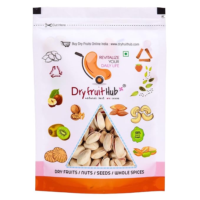 Dry Fruit Hub Pista 250gms Roasted And Salted Pistachios, Pista Salted, Pistachio, Pistachios Roast